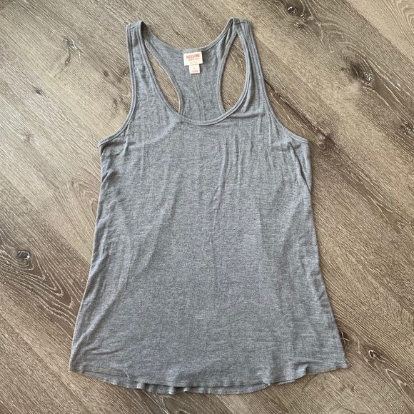 Mossimo Supply Co. Tops - Gray Racerback Tank Top
